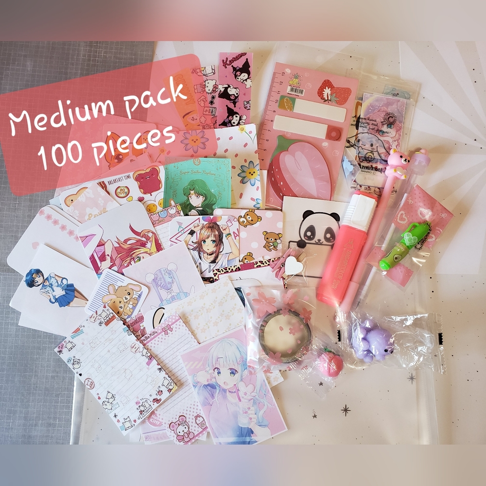 Kawaii Stationery Surprise Blind Bag 100 Pieces